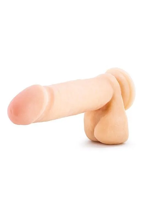 Blush Au Naturel Sensa Feel Dildo 8 Inch - Dildo, W kolorze cielistym, 20.3 cm