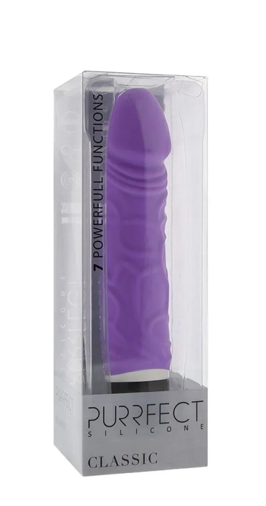 Вібратор Seven Creations Classic Original, 16,5 см (фіолетовий)