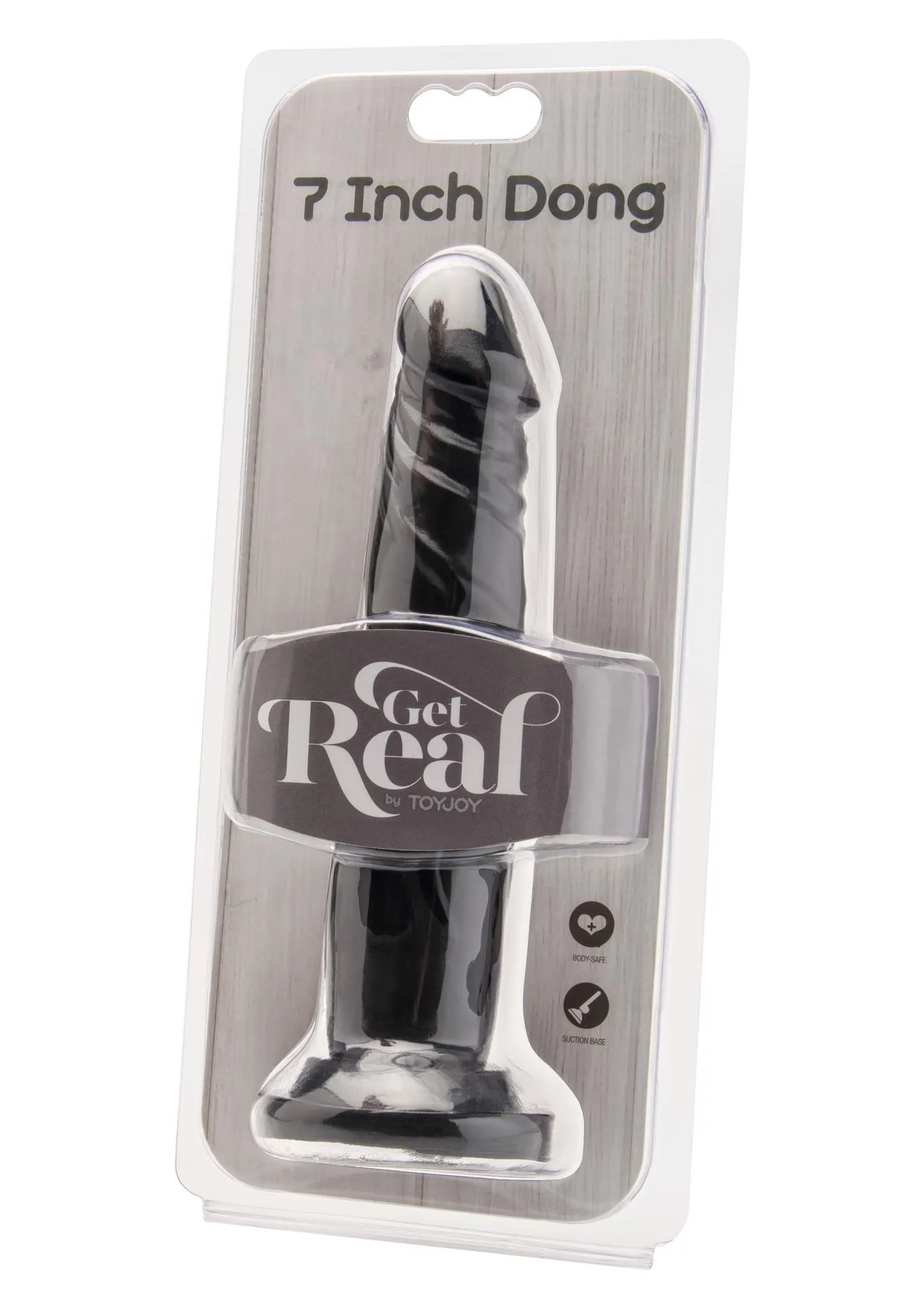 TOYJOY Dong 7 inch - Dildo, Czarny, 18 cm