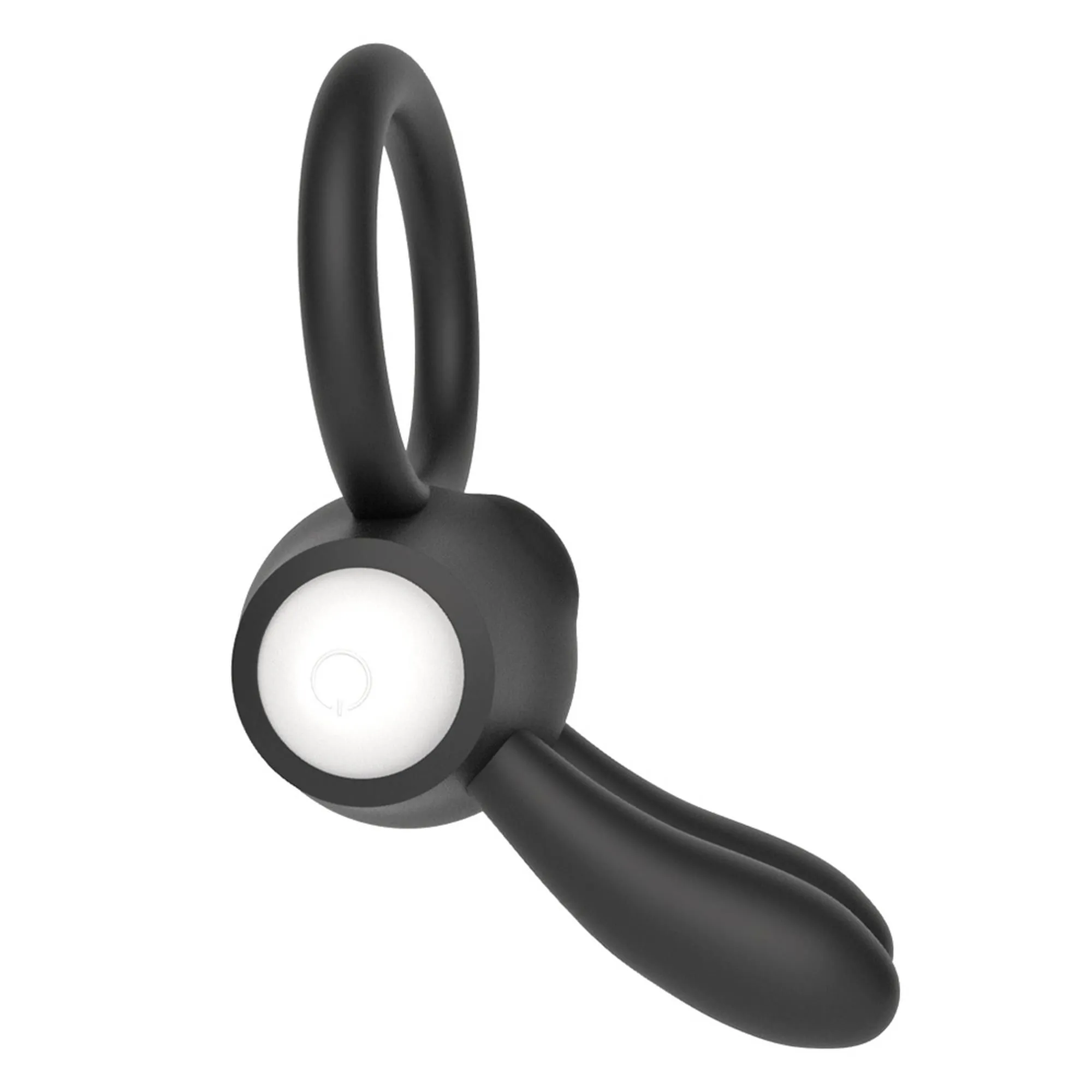 Віброкільце LoveToy Power Clit, 7,5 см (чорний)