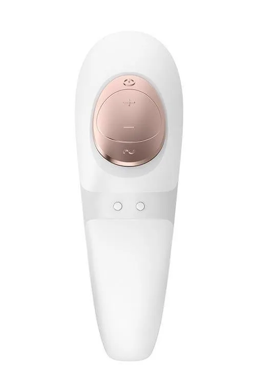 Вібратор з вакуумною стимуляцією для пар Satisfyer Pro 4 Couples, 12,3 см (білий)