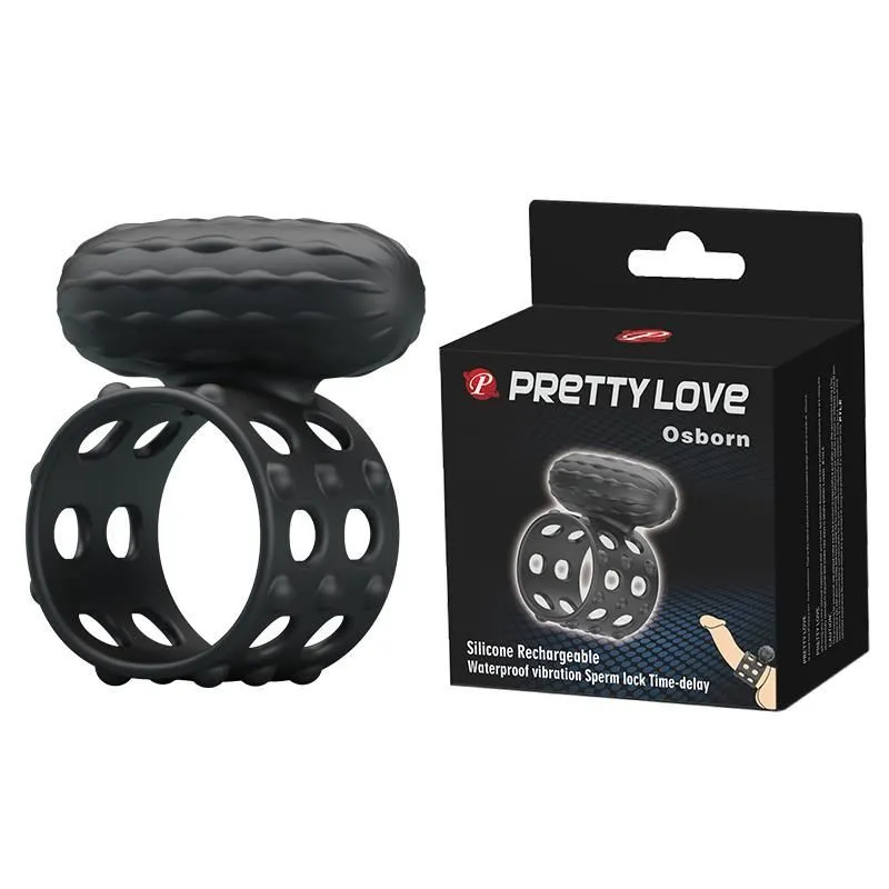 Ерекційне кільце Pretty Love Osborn 4.7 см (чорний)