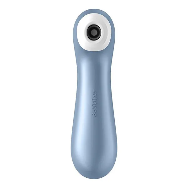 Вакуумний кліторальний стимулятор з вібрацією Satisfyer Pro 2+ (блакитний)
