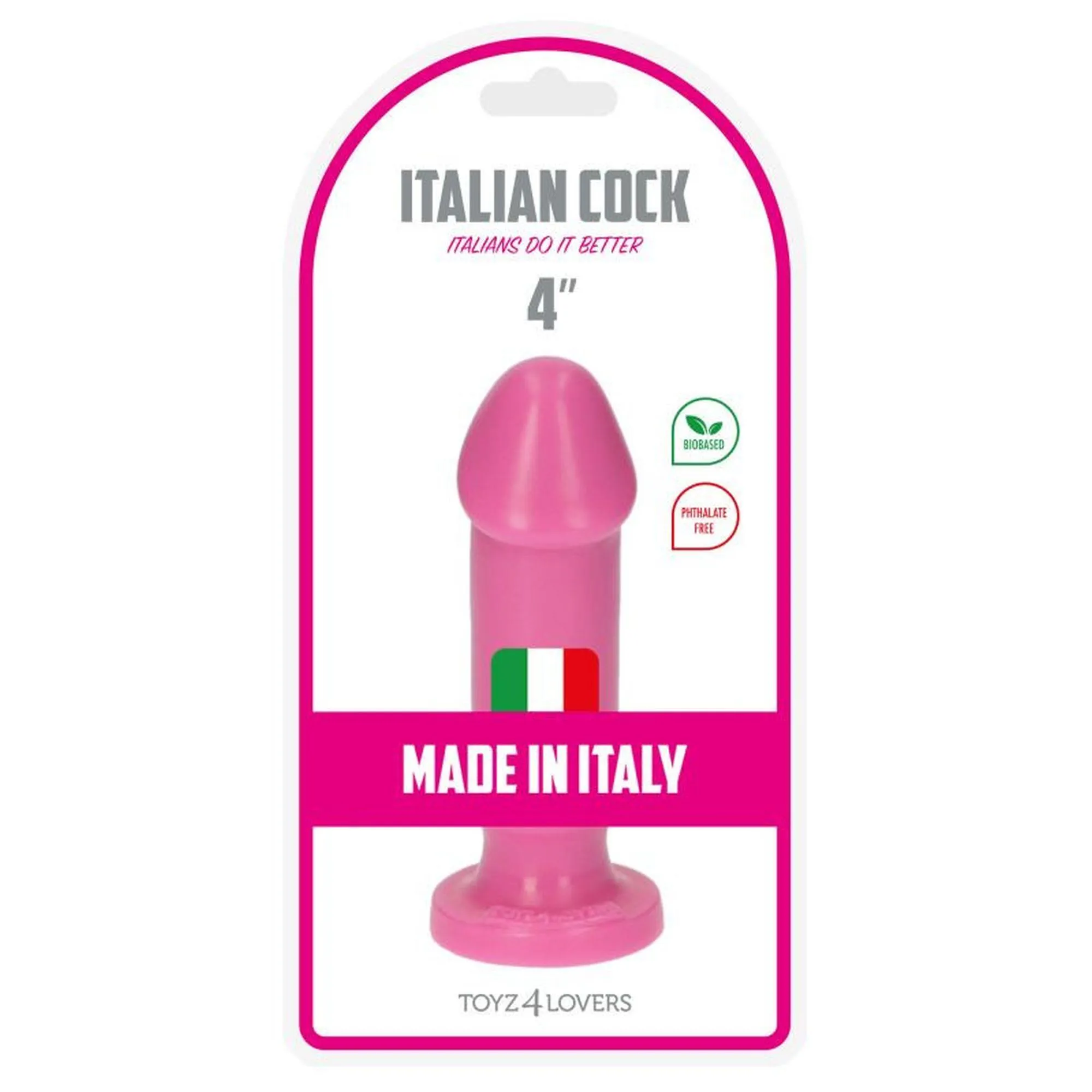 Toyz4lovers Gino - Dildo, Różowy, 10.5 cm