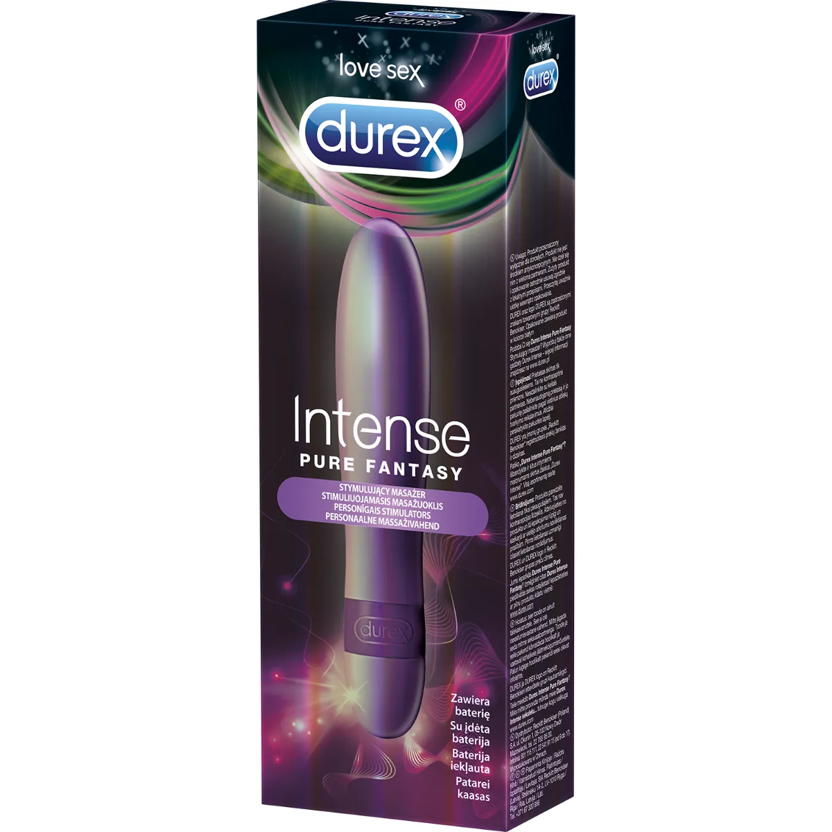 Вибратор Durex Play Pure Fantasy, 16 см (фиолетовый)