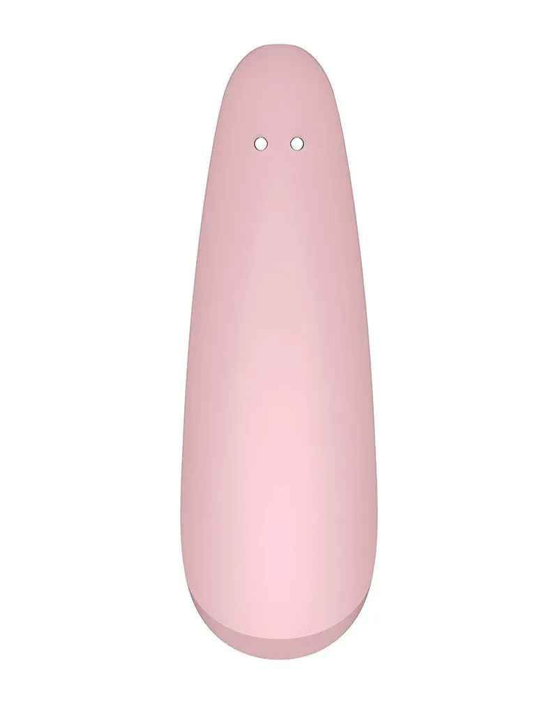 Вакуумный стимулятор клитора с вибрацией Satisfyer Curvy 2+ (розовый)