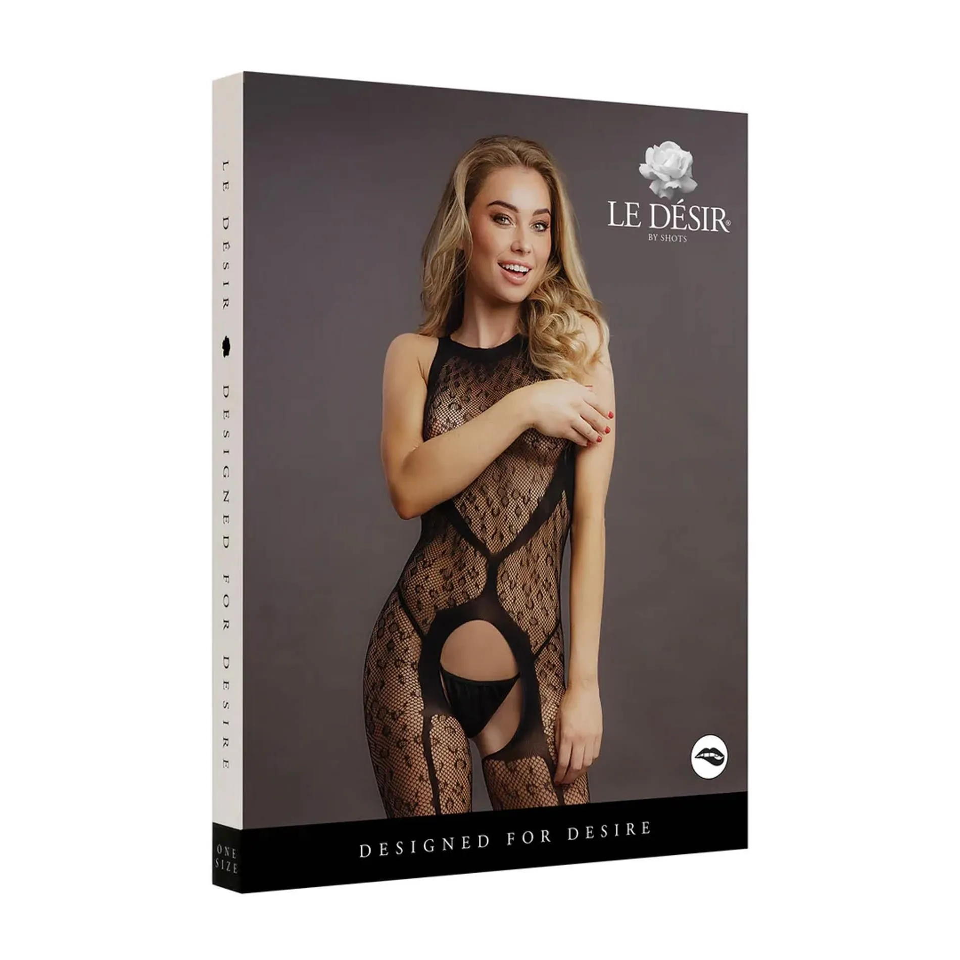 Бодістокінг Le Désir Leopard, One Size (чорний)