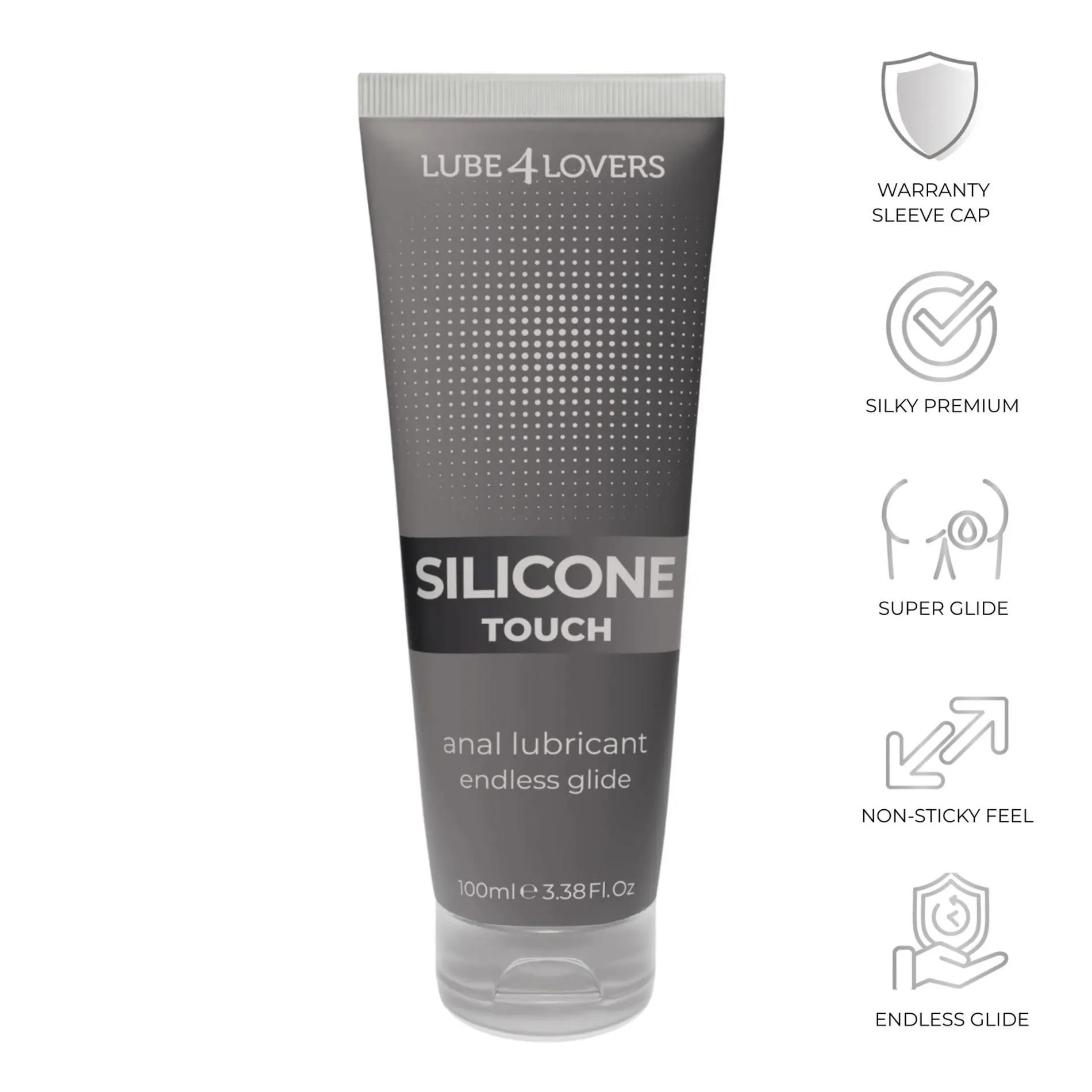Lube4lovers Silicon Touch - Lubrykant na bazie silikonu, Bezzapachowy, 100 ml
