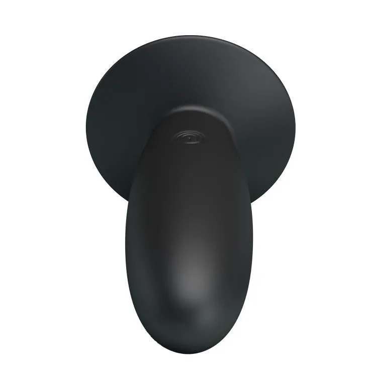 Анальна пробка Pretty Love Butt Plug Massager, 11 см (чорний)
