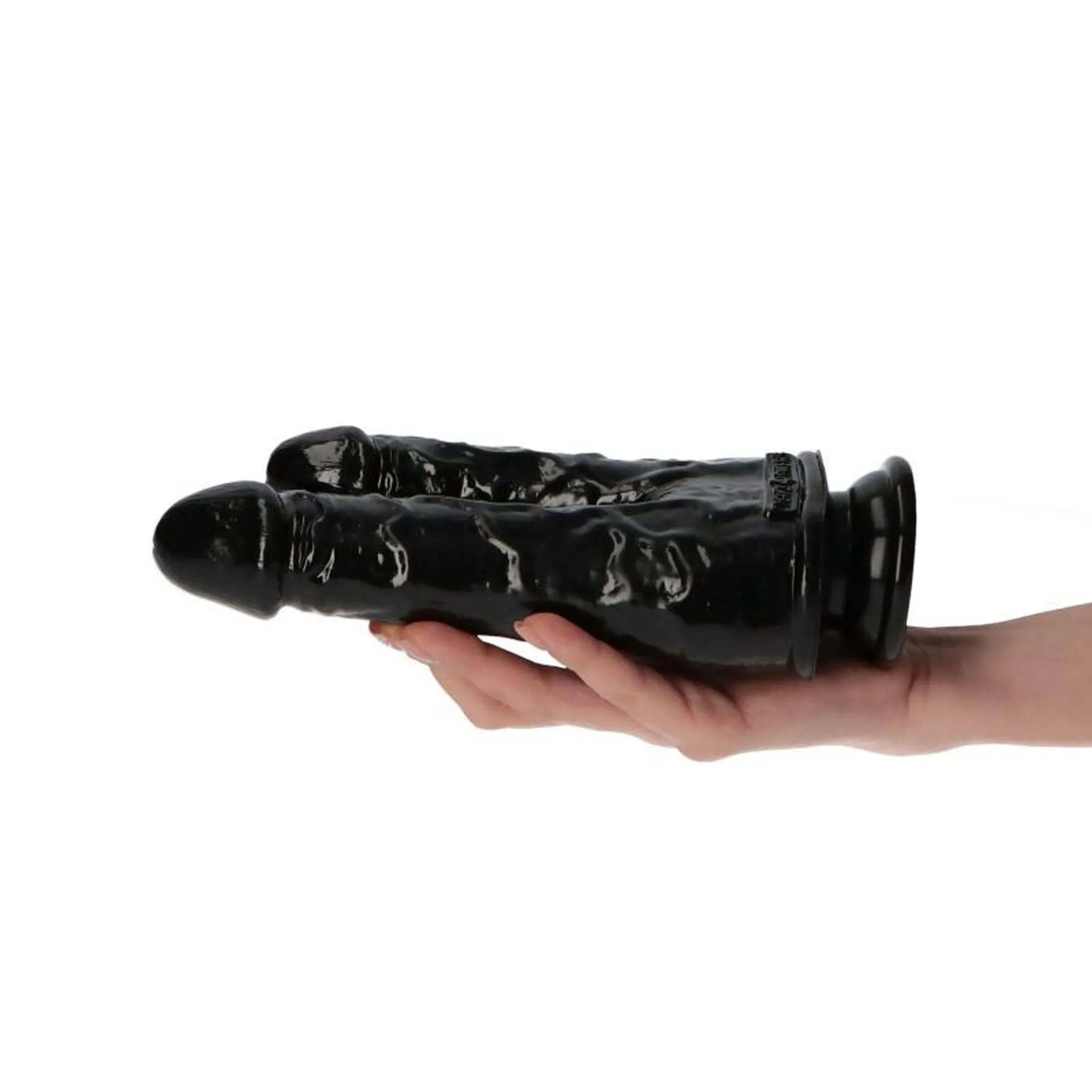 Двойной фаллоимитатор Toyz4lovers Romolo e Remo 7.5", 18.5 см (черный)