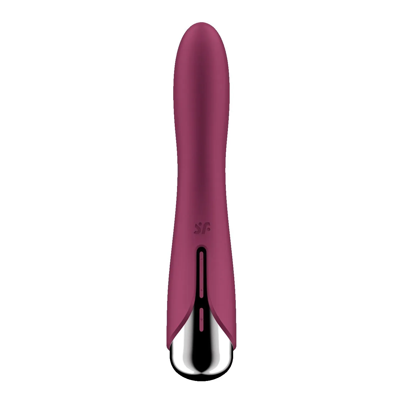 Вібратор Satisfyer Spinning Vibe 1, 17,5 см (бордовий)