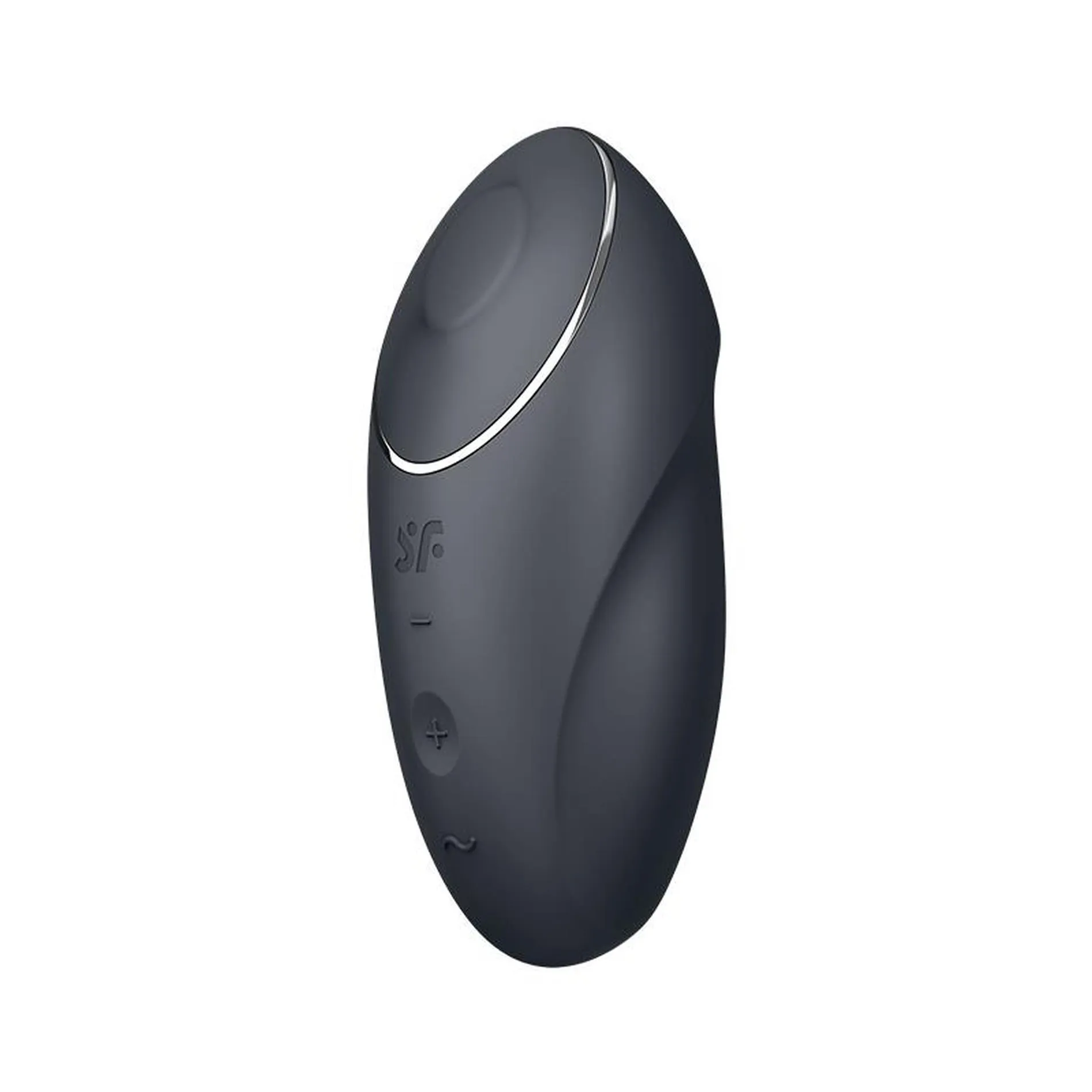 Satisfyer Tap & Climax 1 - Wibrator łechtaczkowy, Czarny, 11 cm