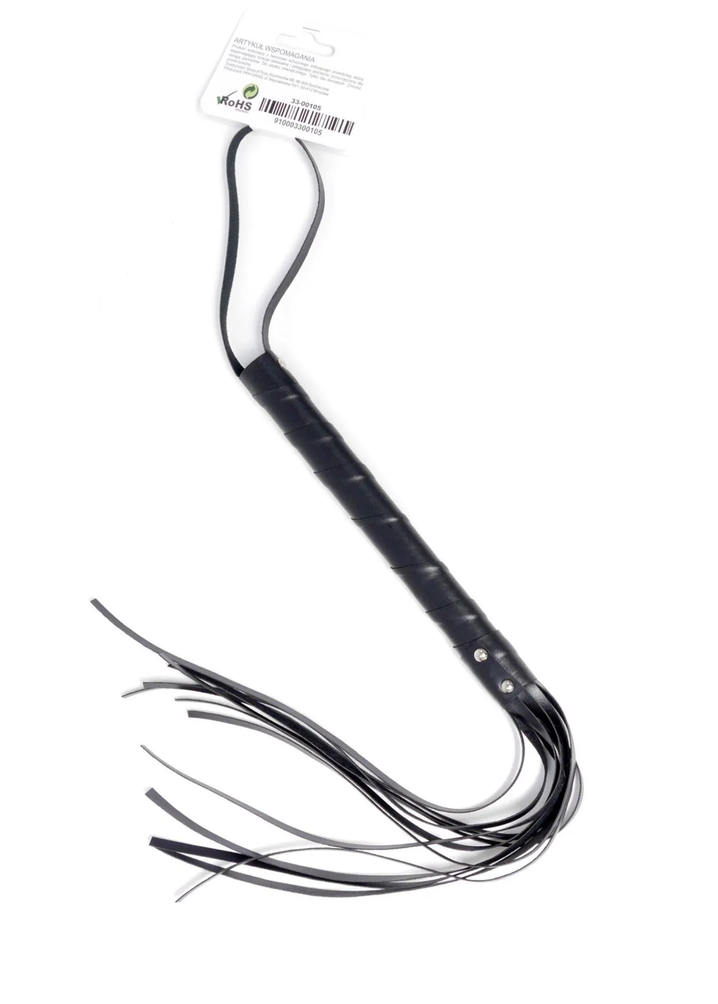 Плеть Fetish B - Series Whip, 50 см (черный)