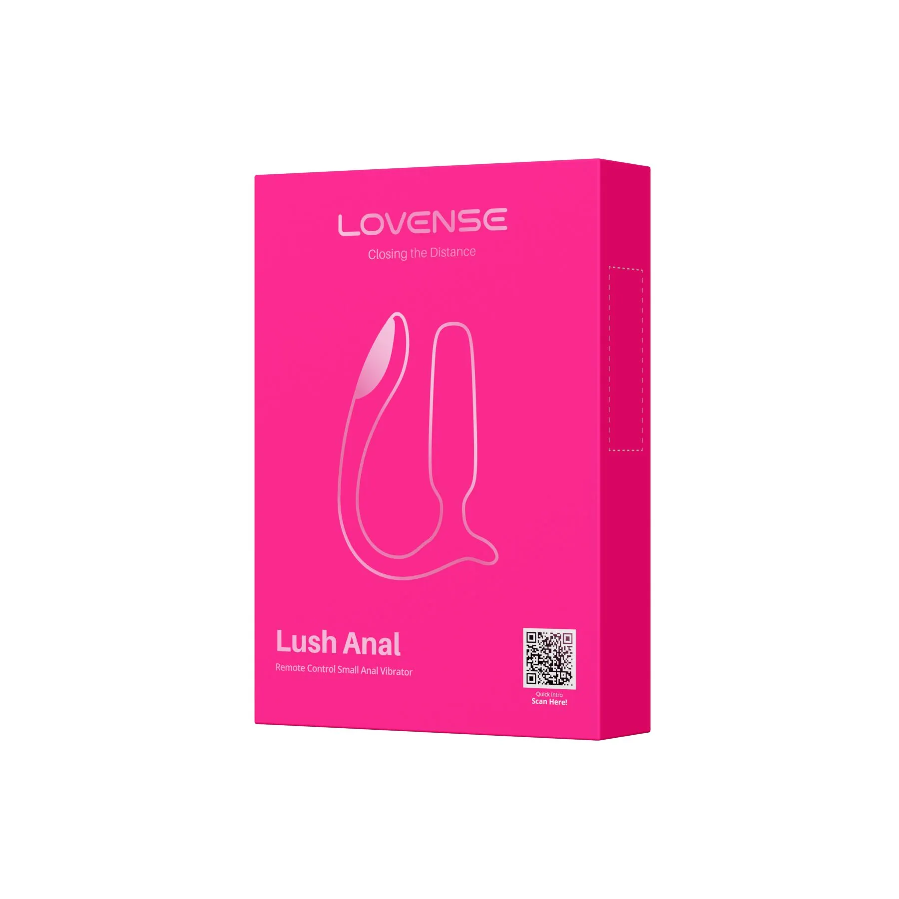 Анальна пробка Lovense Lush Anal, 9.8 см (рожевий)