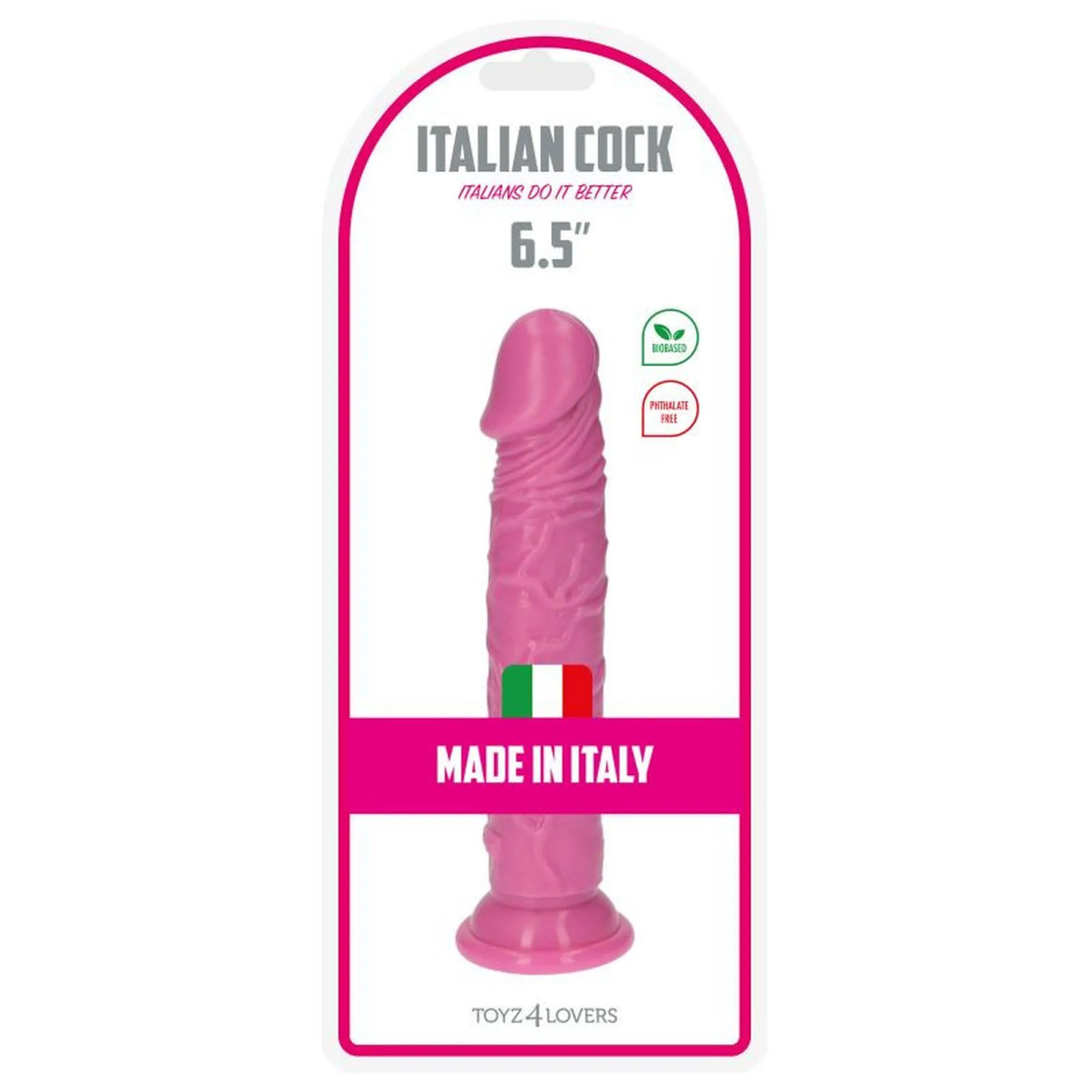 Toyz4lovers Amedeo - Dildo, Różowy, 16.5 cm