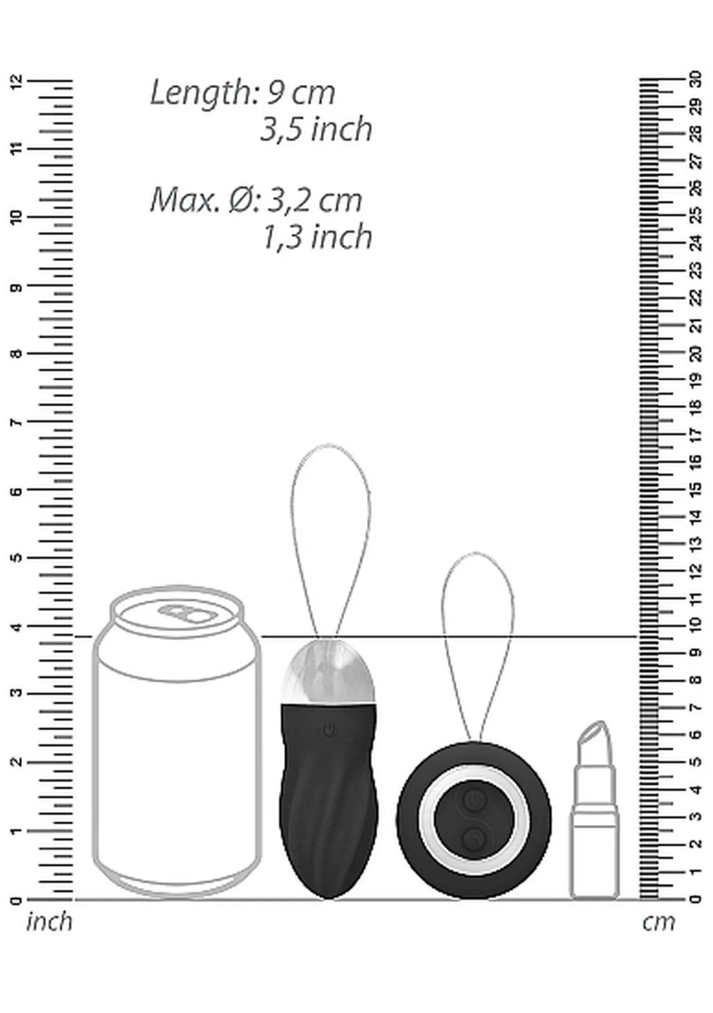 Simplicity George -, Czarny, 9 cm