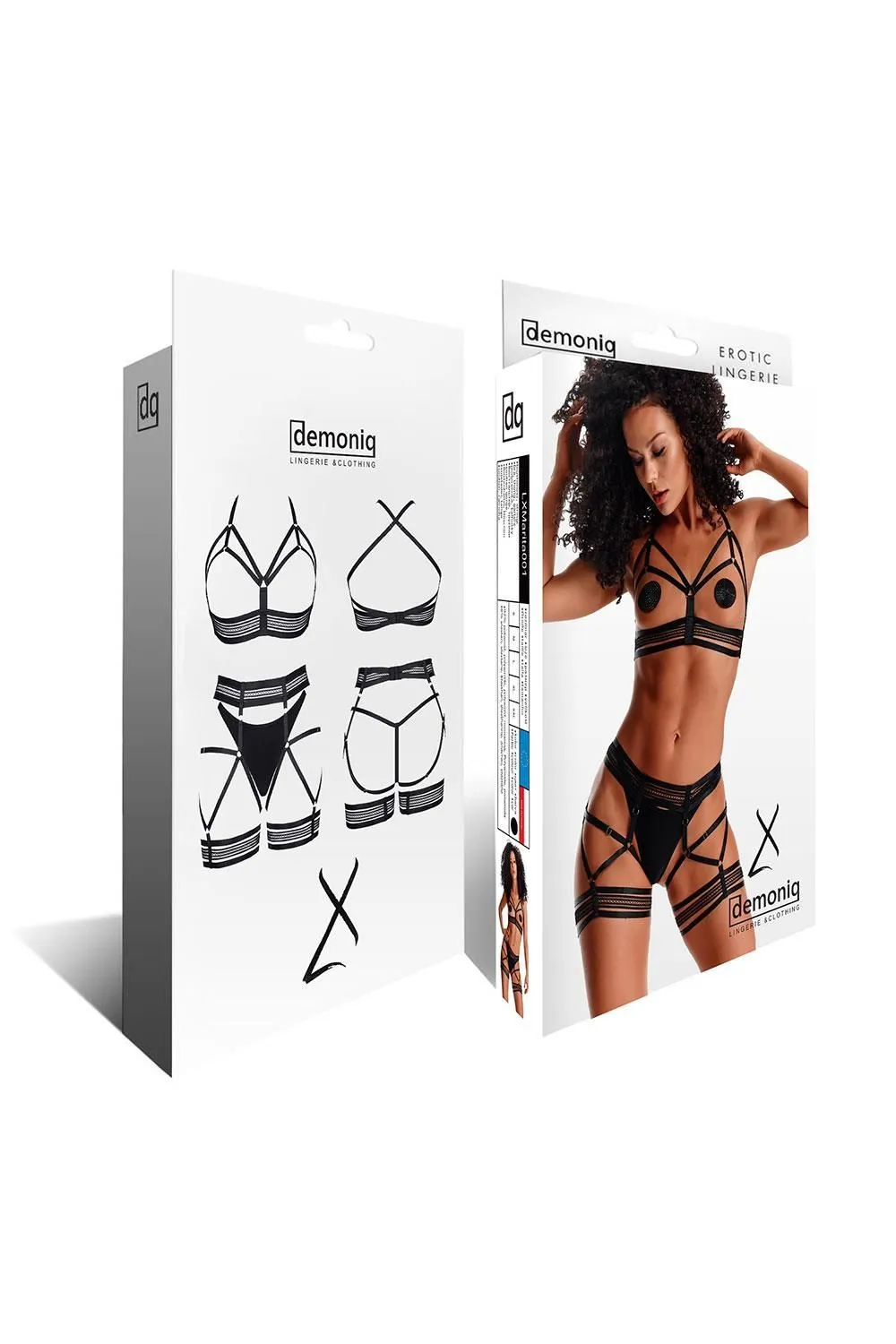 Комплект Demoniq LadyX Marita, XL (чорний)