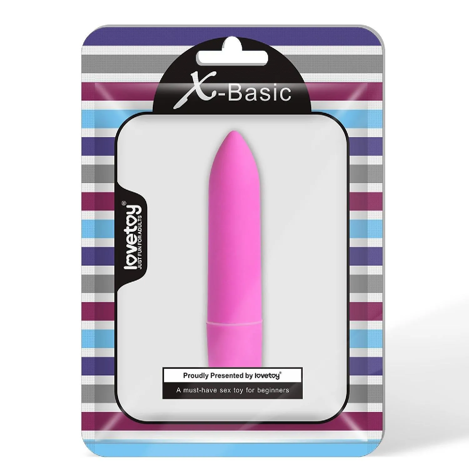 Lovetoy X-Basic One Speed - Mini-wibrator, Różowy, 9 cm