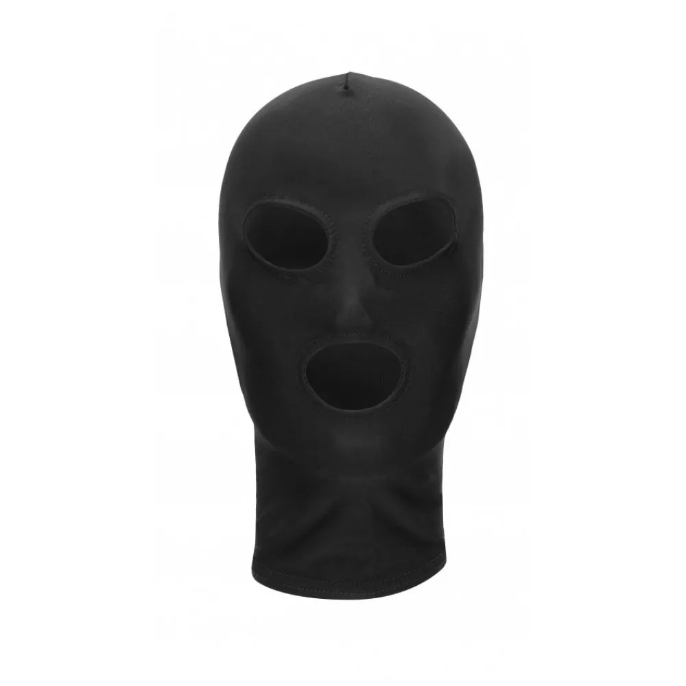 Ouch Subversion Mask - Maska na głowę z otworami na oczy i, Czarny, 39.5 cm