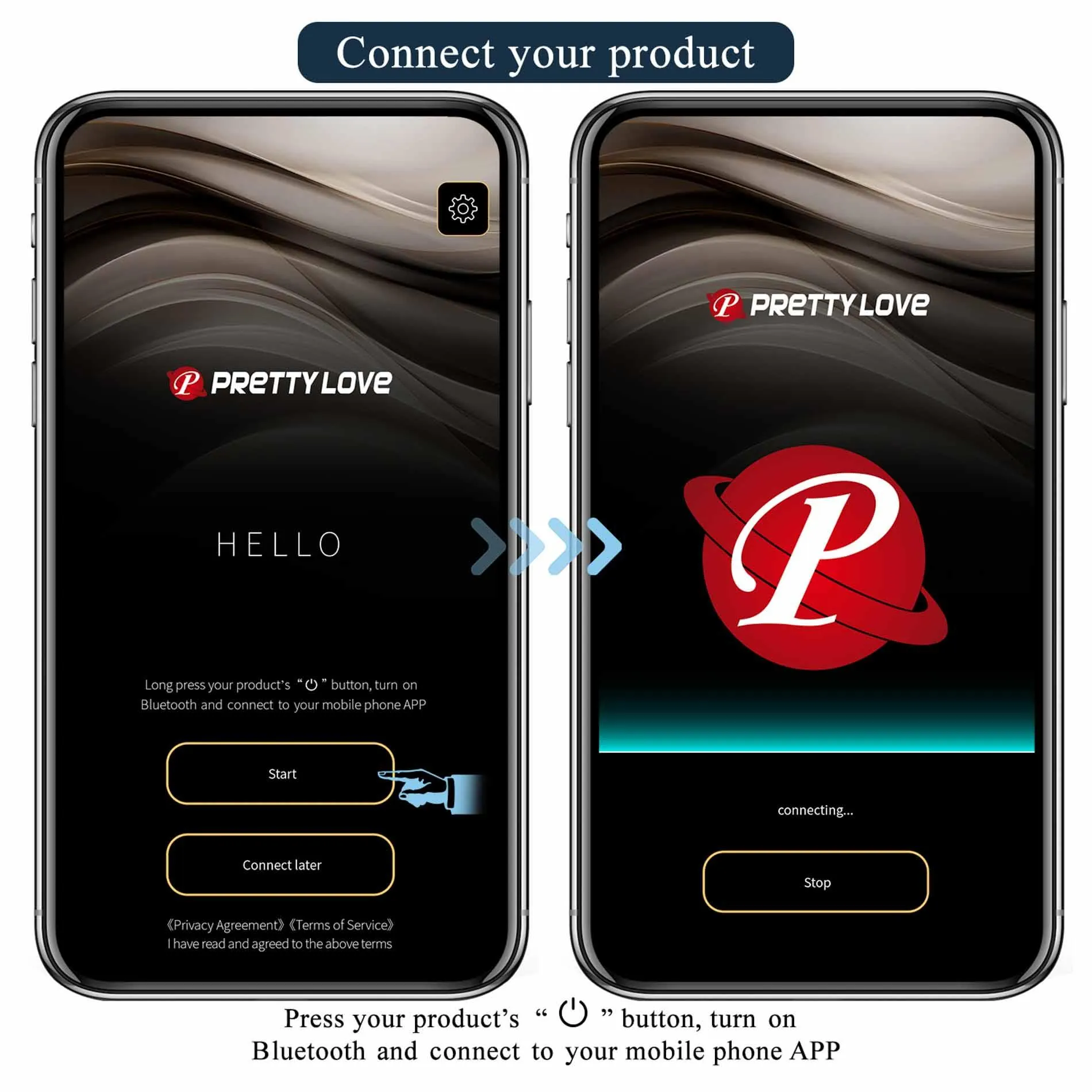 Анальная пробка Pretty Love Anthony Smart App, 15 см (черный)