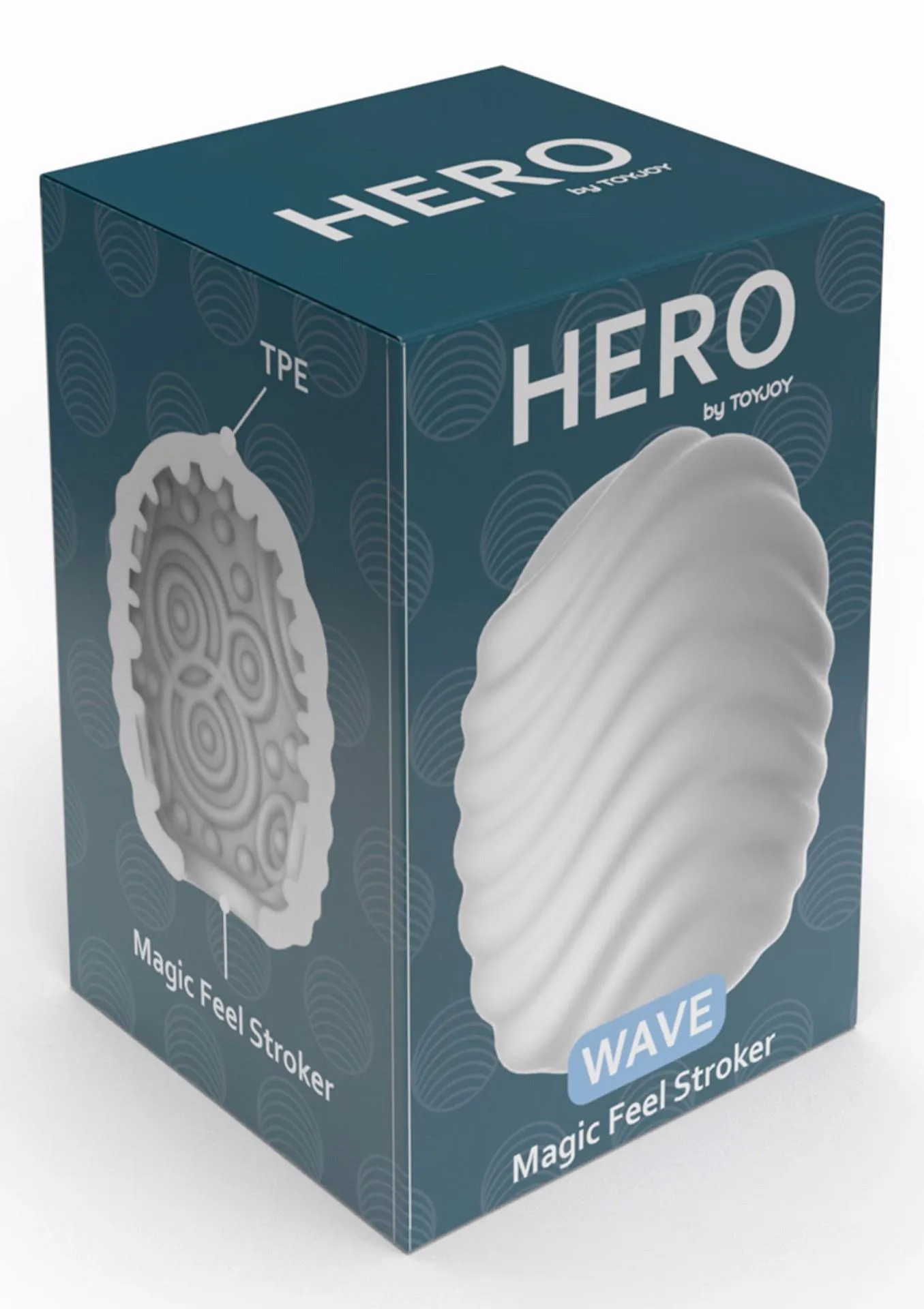 Мастурбатор Hero Wave (білий)