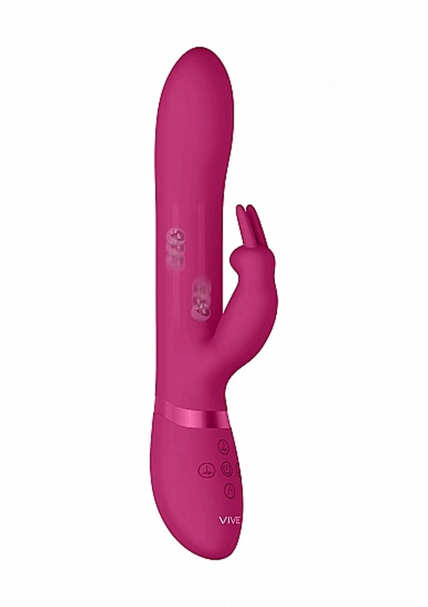 Вибратор-кролик Vive Amoris, 23 см (розовый)