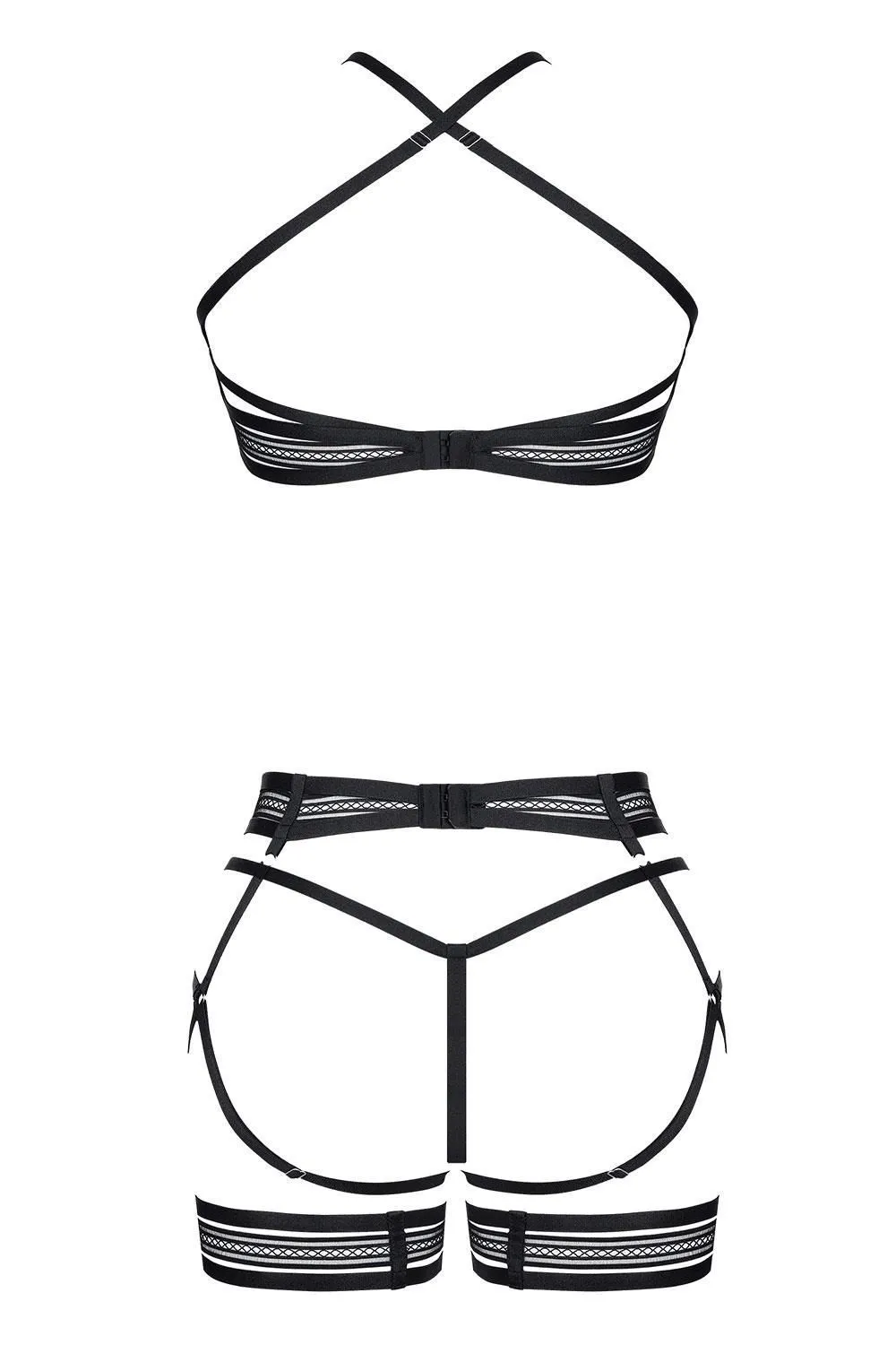 Комплект Demoniq LadyX Marita, XXL (чорний)