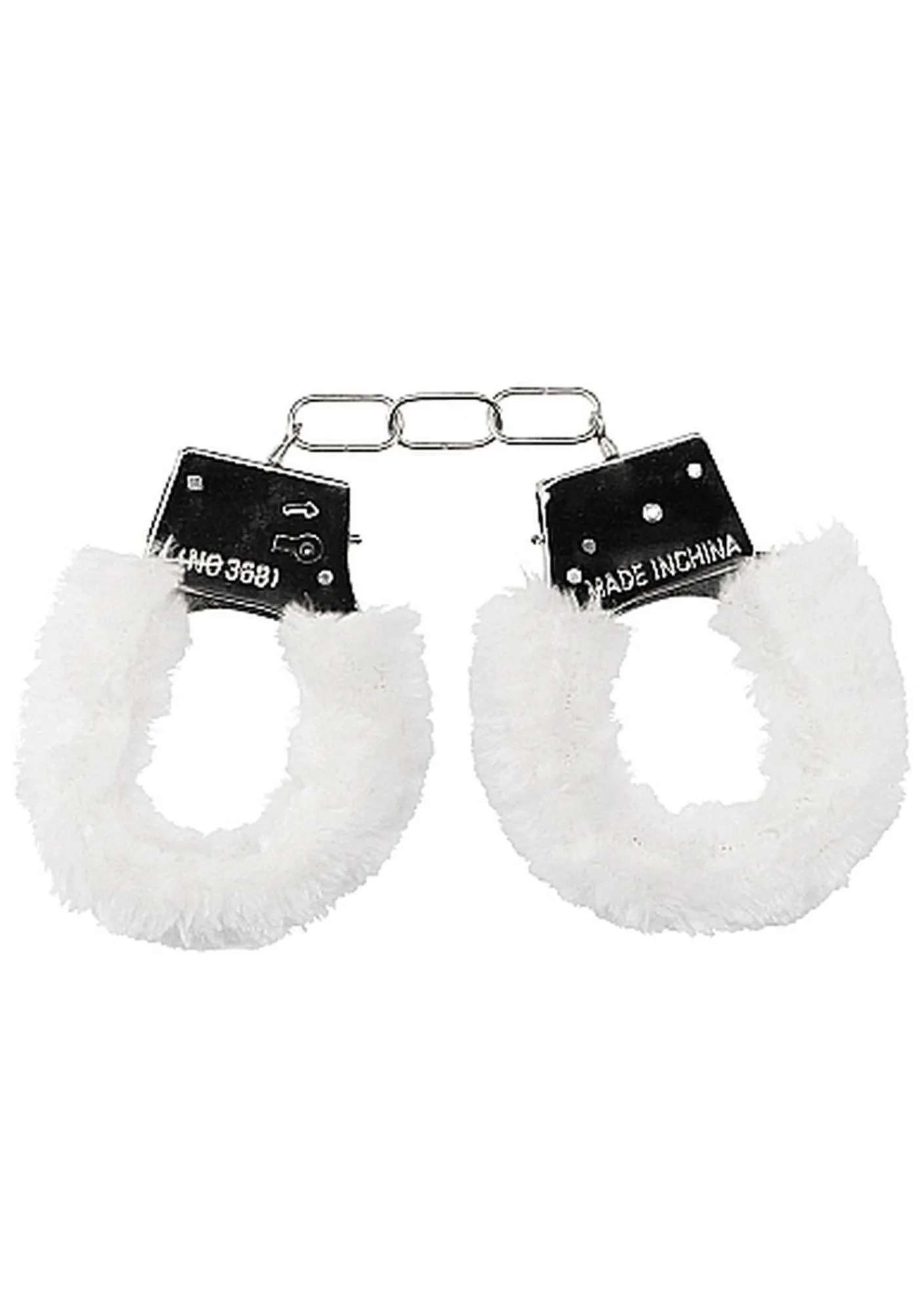 Наручники Ouch! Handcuffs Furry (белый)