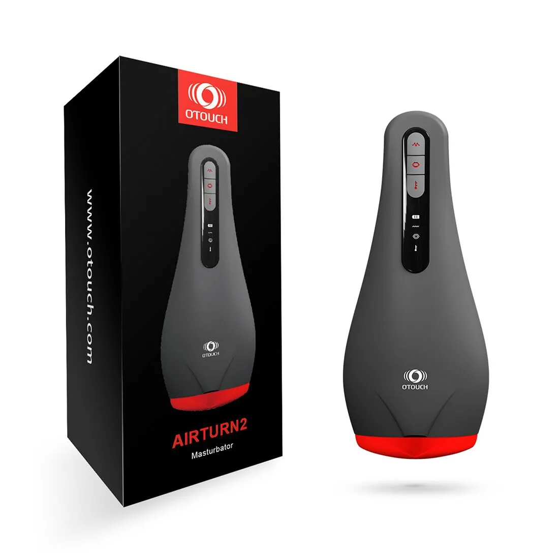 Мастурбатор многофункциональный  Otouch Airturn 2 (черный)