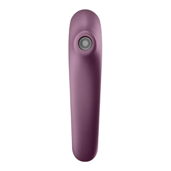 Вакуумный стимулятор клитора с вибрацией Satisfyer Dual Kiss (фиолетовый)