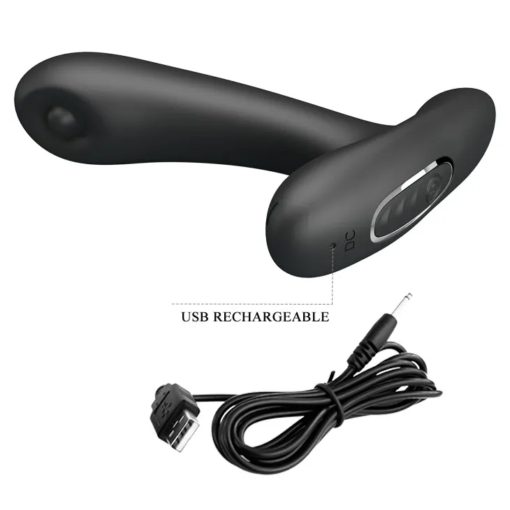 Pretty Love Remington - Stymulator prostaty, Czarny, 11 cm