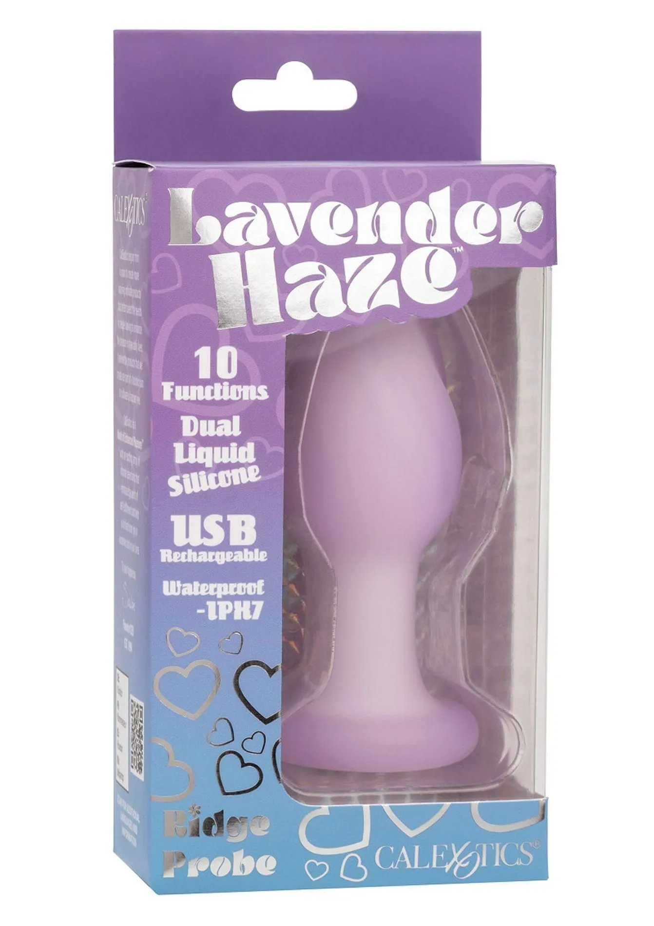 Анальная пробка CalExtoics Lavender Haze, 9.5 см (фиолетовый)