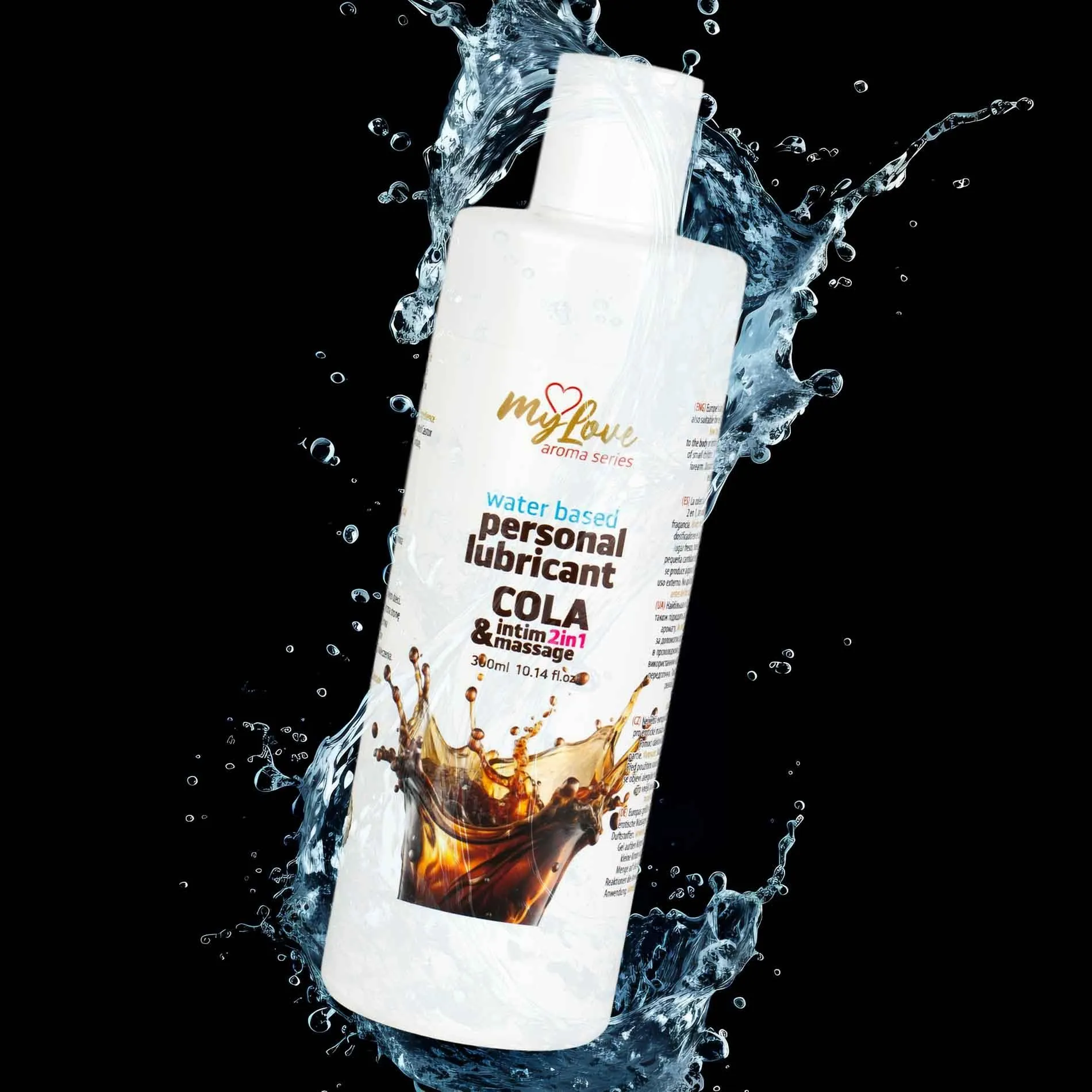 MyLove Aroma Series Intim&Massage 2in1 Cola - Lubrykant, Coca Cola, 300 ml