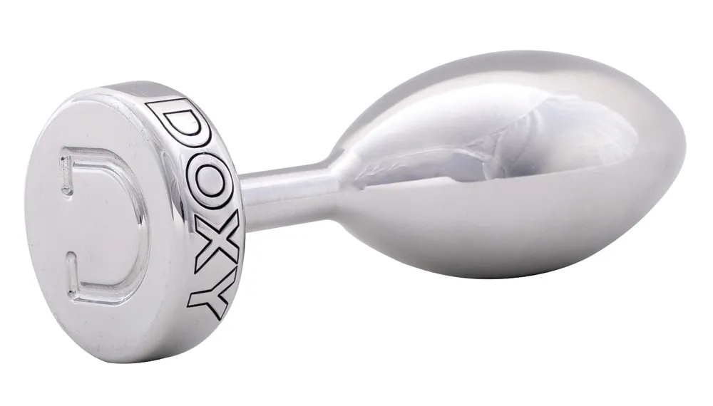 Анальна пробка Doxy Butt Plug Smooth, 11 см (сріблястий)