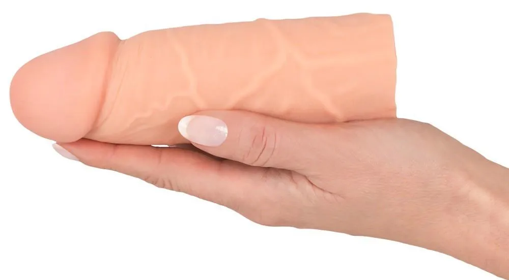 Насадка на пенис Nature Skin Extension Sleeve, 15,5 см (телесный)