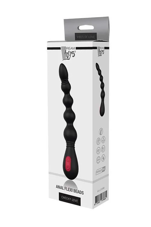 Вібростимулятор Cheeky Love Anal Flexi Beads, 21 см (чорний)