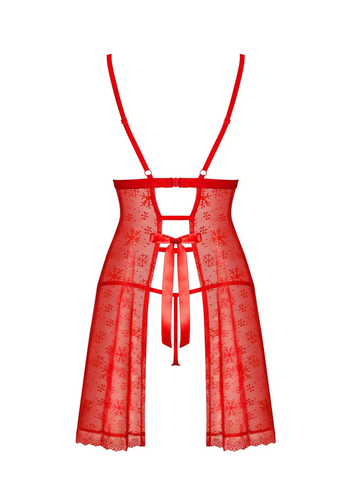 Комплект белья Obsessive Claussica, XL/2XL (красный)