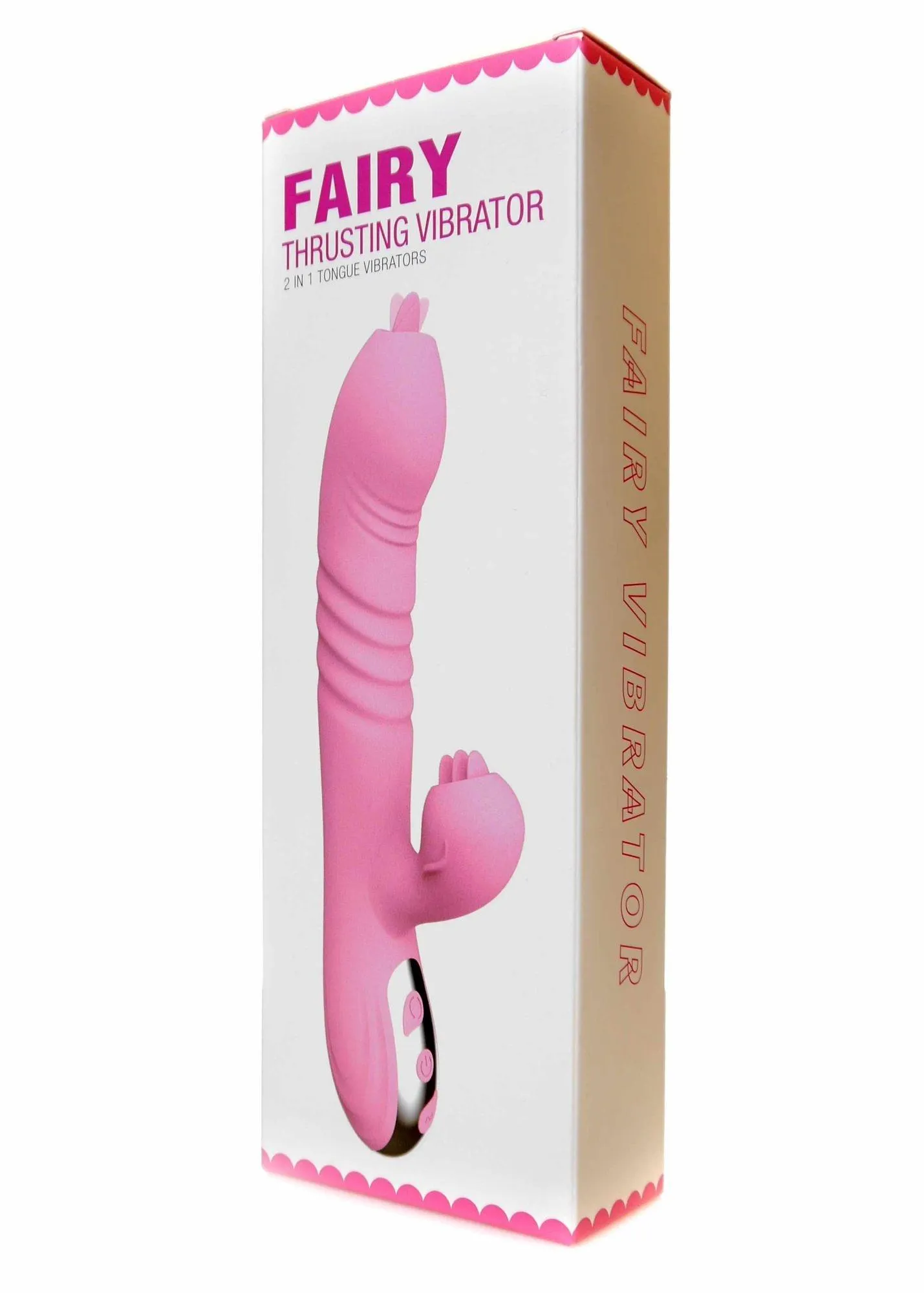 B - Series Lyla Fairy USB - Wibrator, Różowy, 25 cm
