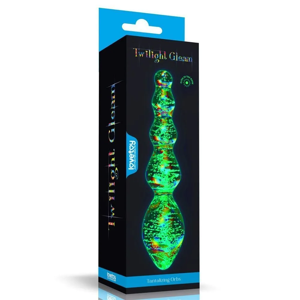 Фалоімітатор Twilight Gleam Tantalizing Orbs, 16.3 см (зелений)