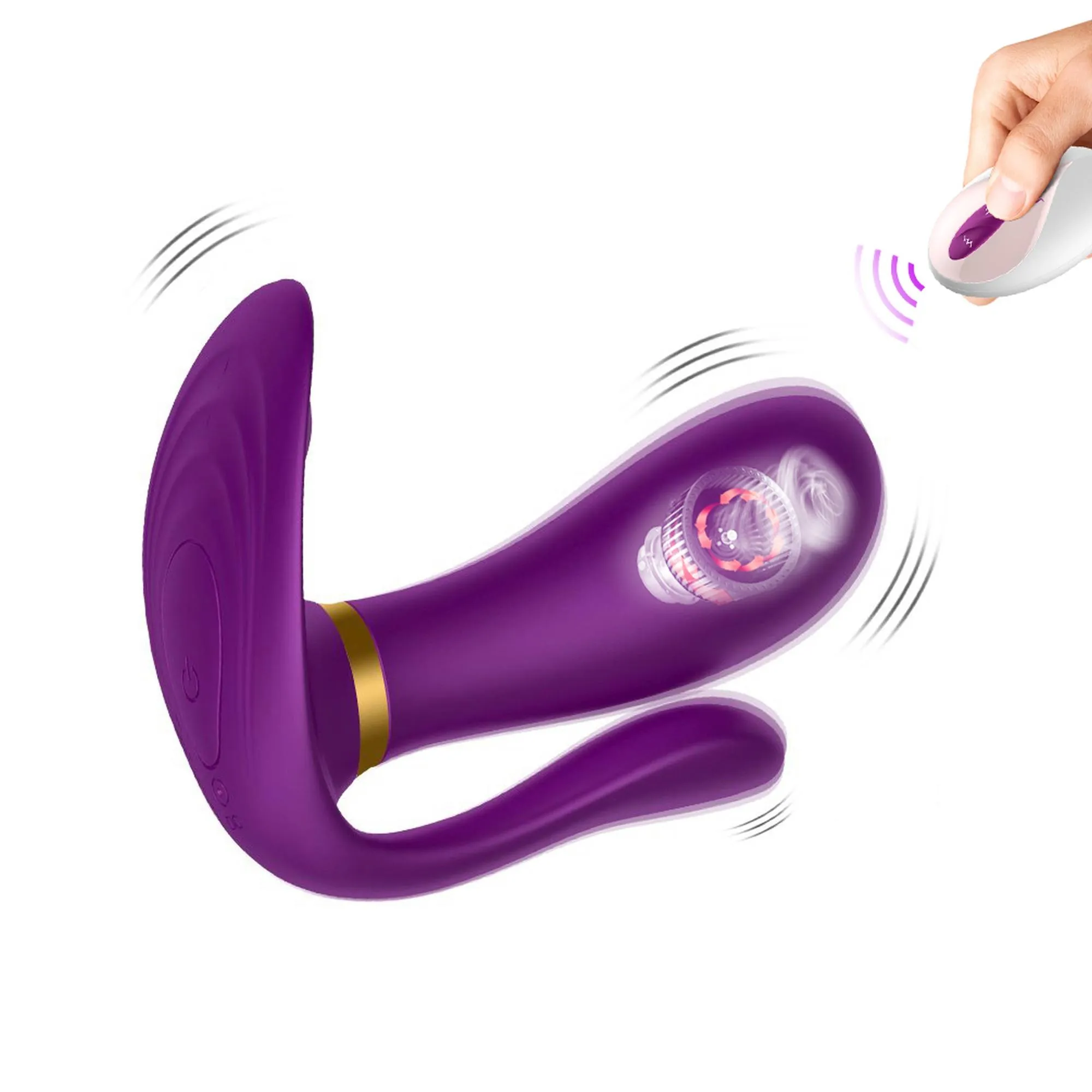 Вибратор B - Series Cute Remote, 11.5 см (фиолетовый)