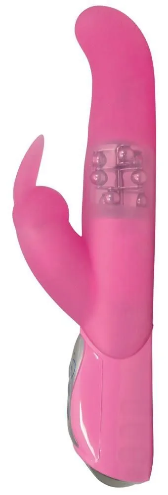 Вібратор-кролик Smile Pearl Bunny, 26 см (рожевий)