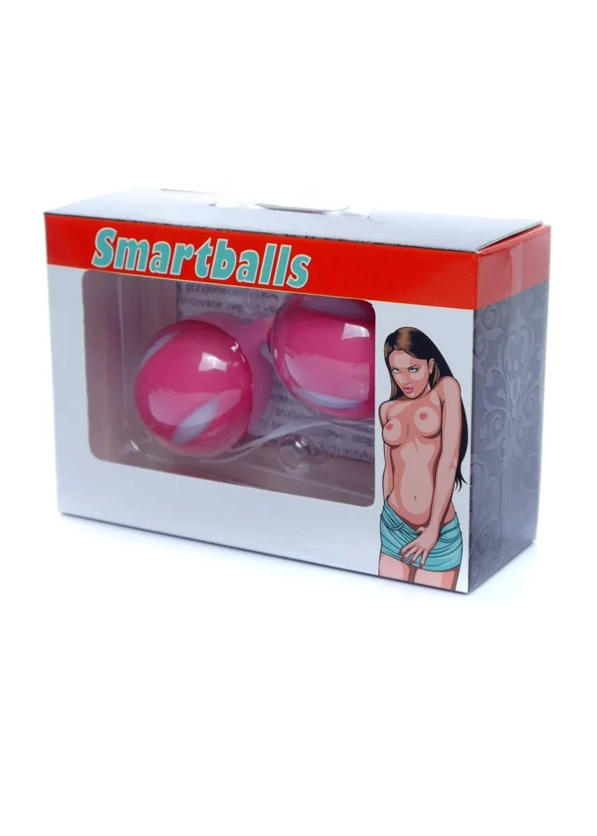 Вагинальные шарики B - Series EasyLove Smartballs, 19 см (розовый)