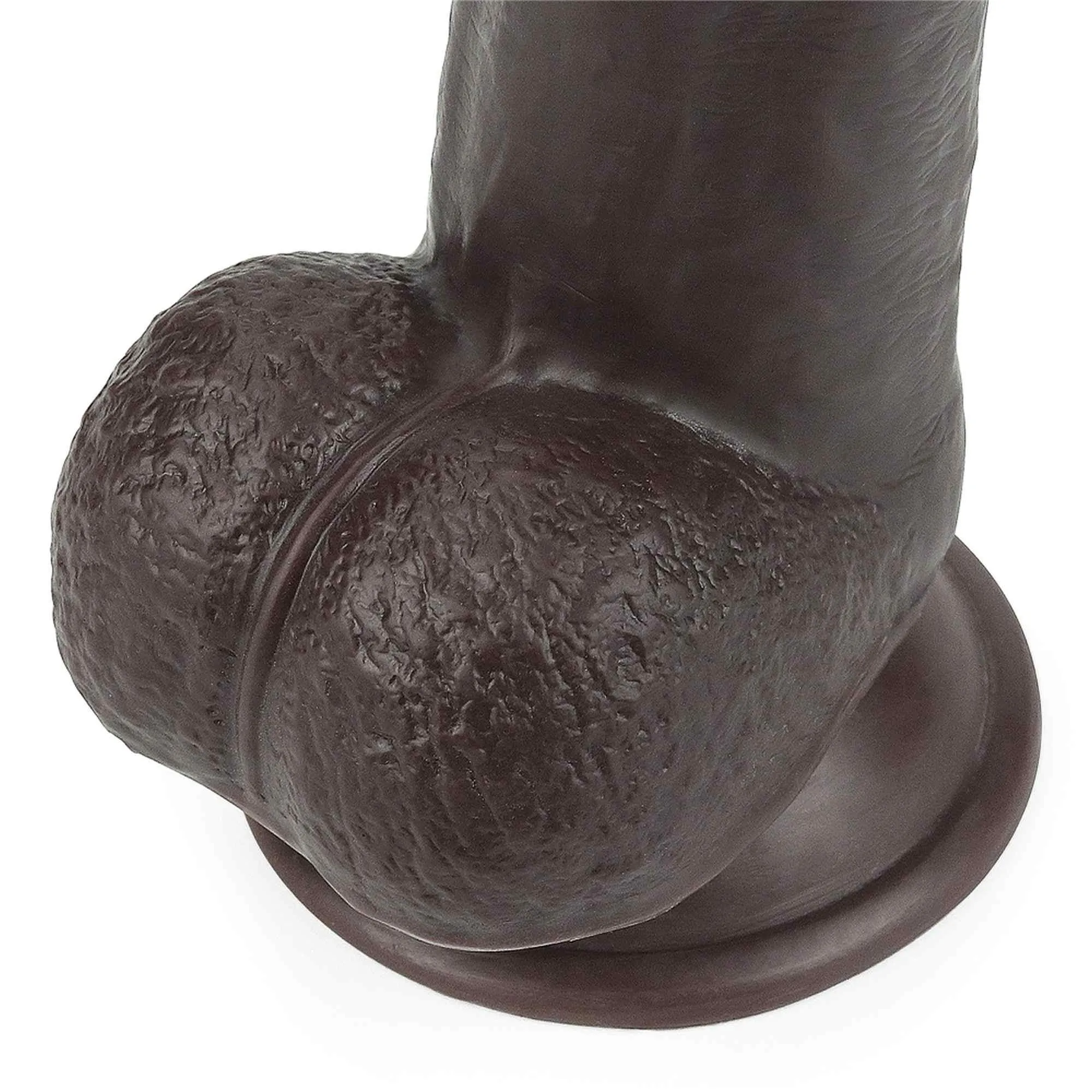 Lovetoy Sliding Skin - Dildo, Brązowy, 24 cm, XXXL