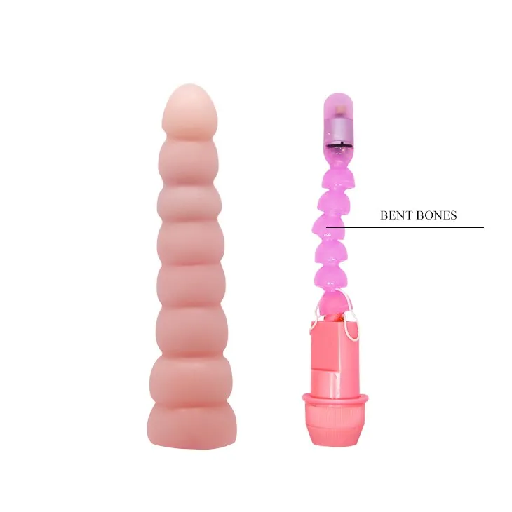 Вибратор Flexi Vibe Sensual Spine, 19 см (телесный)