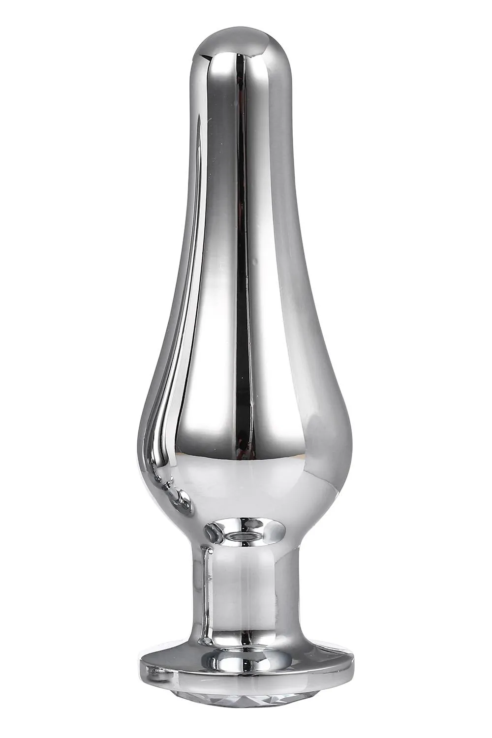 Анальная пробка Gleaming Love Pleasure Plug L, 12.7 см (серебристый)