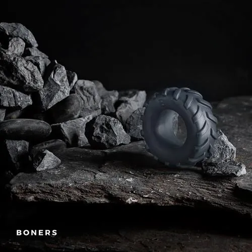 Ерекційне кільце Boners Tire, 5,5 см (сірий)