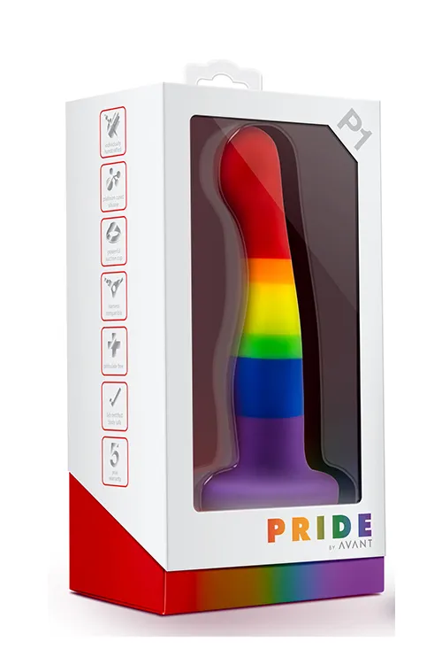 Фалоімітатор Blush Avant Pride P1, 15.2 см (мульти)