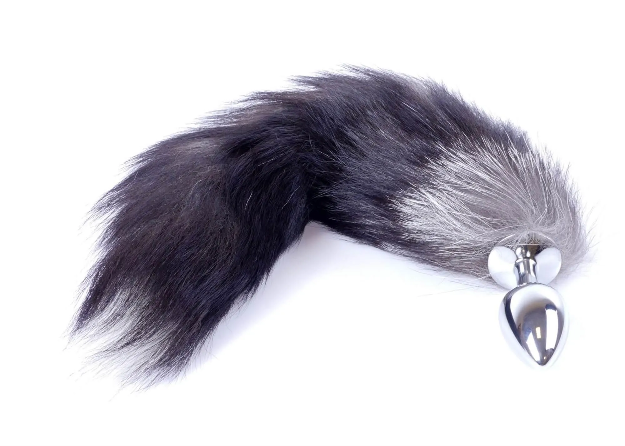 Анальна пробка Boss Fox TAIL Black XXL, 9 см (чорний)