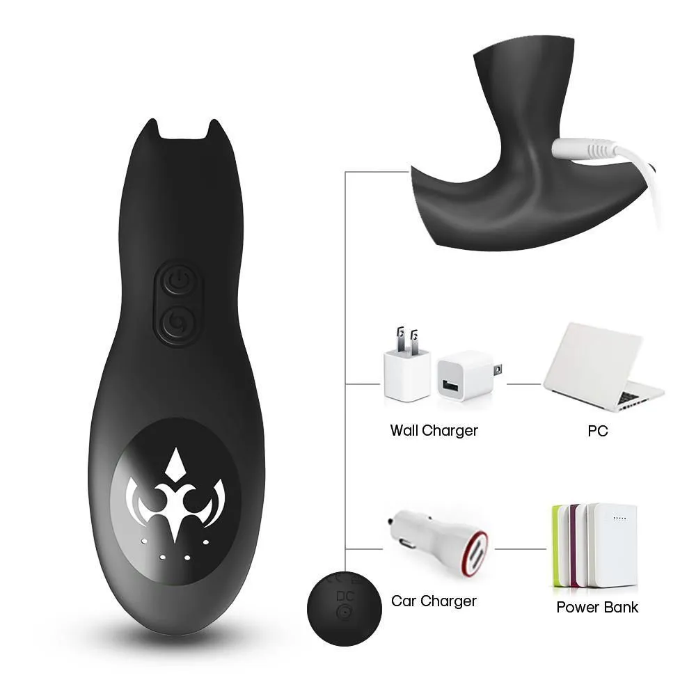 Стимулятор простаты B - Series Joy Bat king, 13.5 см (черный)