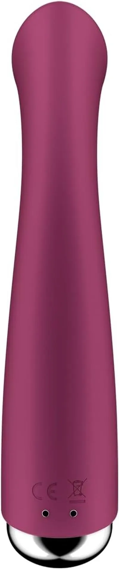 Вибратор Satisfyer Spinning G-Spot 1, 16,5 см (бордовый)